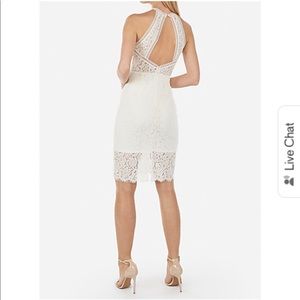 Express white lace dress